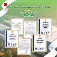 COMBO X2 Hộp Bột Rau Củ Xanh Detox KENKO AOJIRU Tự Nhiên Nguyên Chất 20 Gói